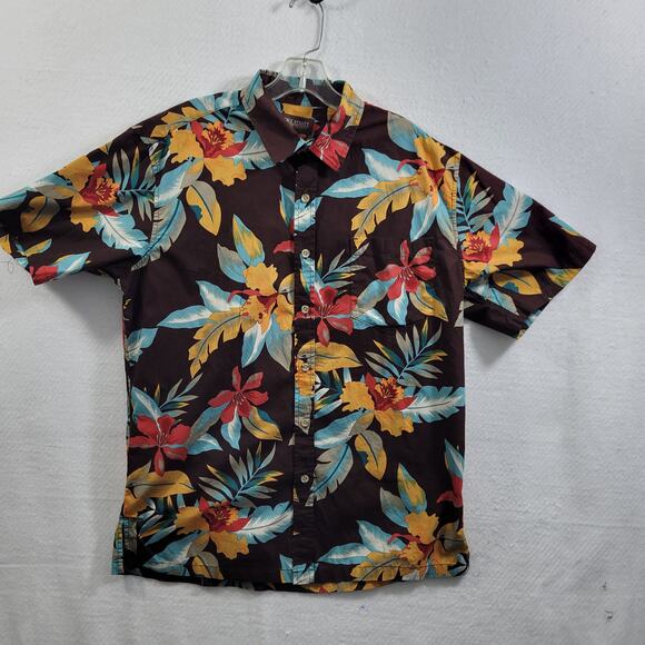 Cooke  Street Other - Cooke Street Men's Brown Hawaiian Shirt Size M 41624-0756